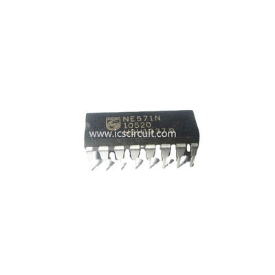 NE571N IC elettronico ha integrato Chip Compandor Temperature Compensated
